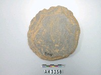 藏品(圓形打製石板)的圖片